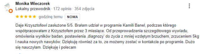 Opinia 7 Monika wieczorek